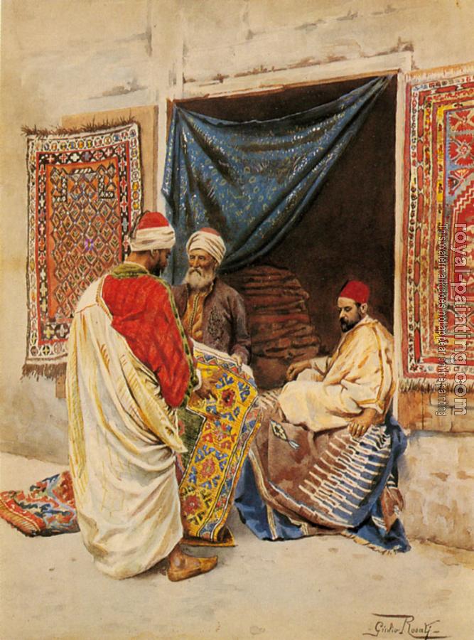 Giulio Rosati : The Carpet Merchant